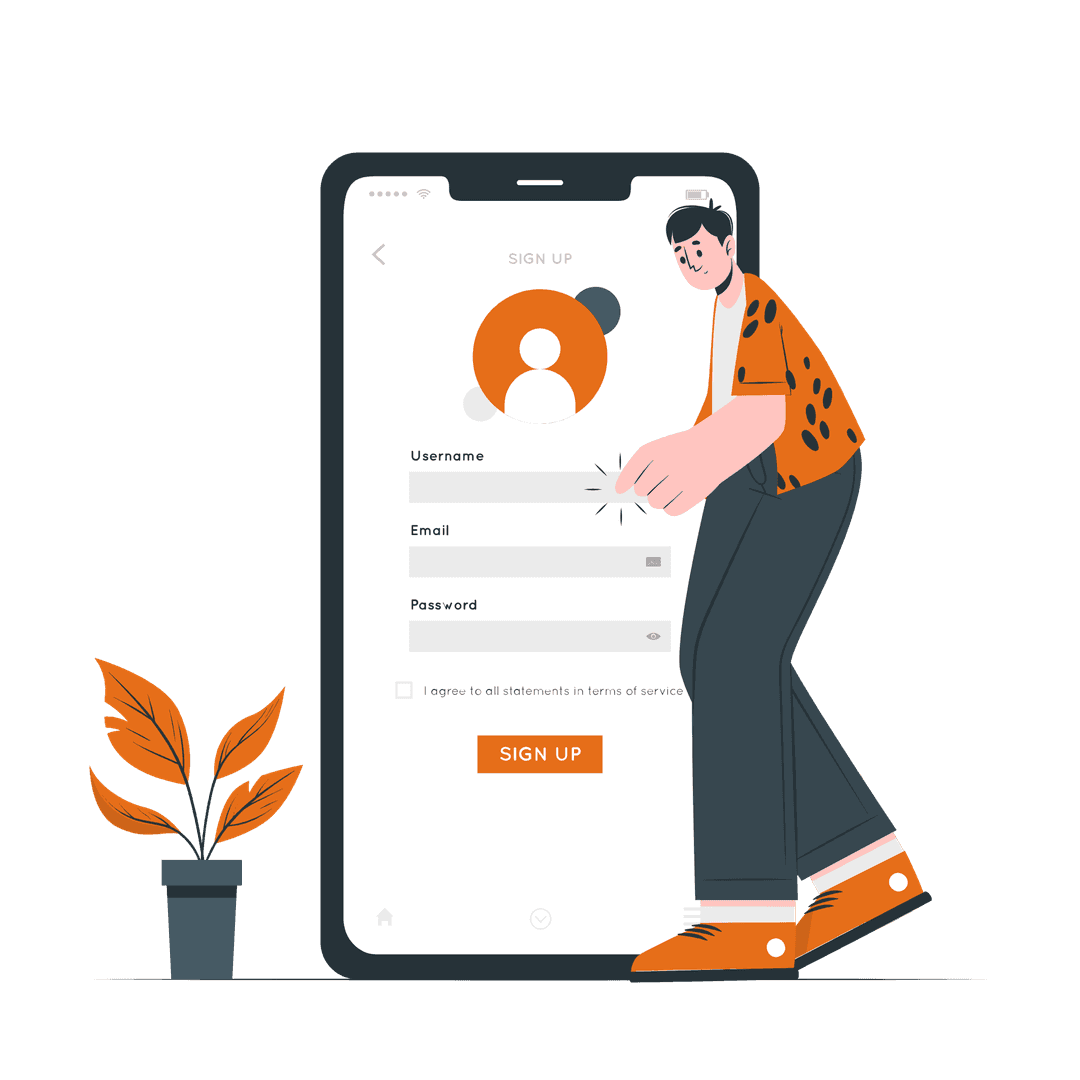 Sign Up Illustration